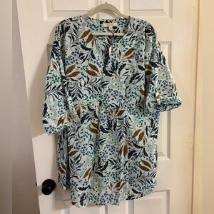 Seasalt Cornwall Organic Floral Tunic sz 18